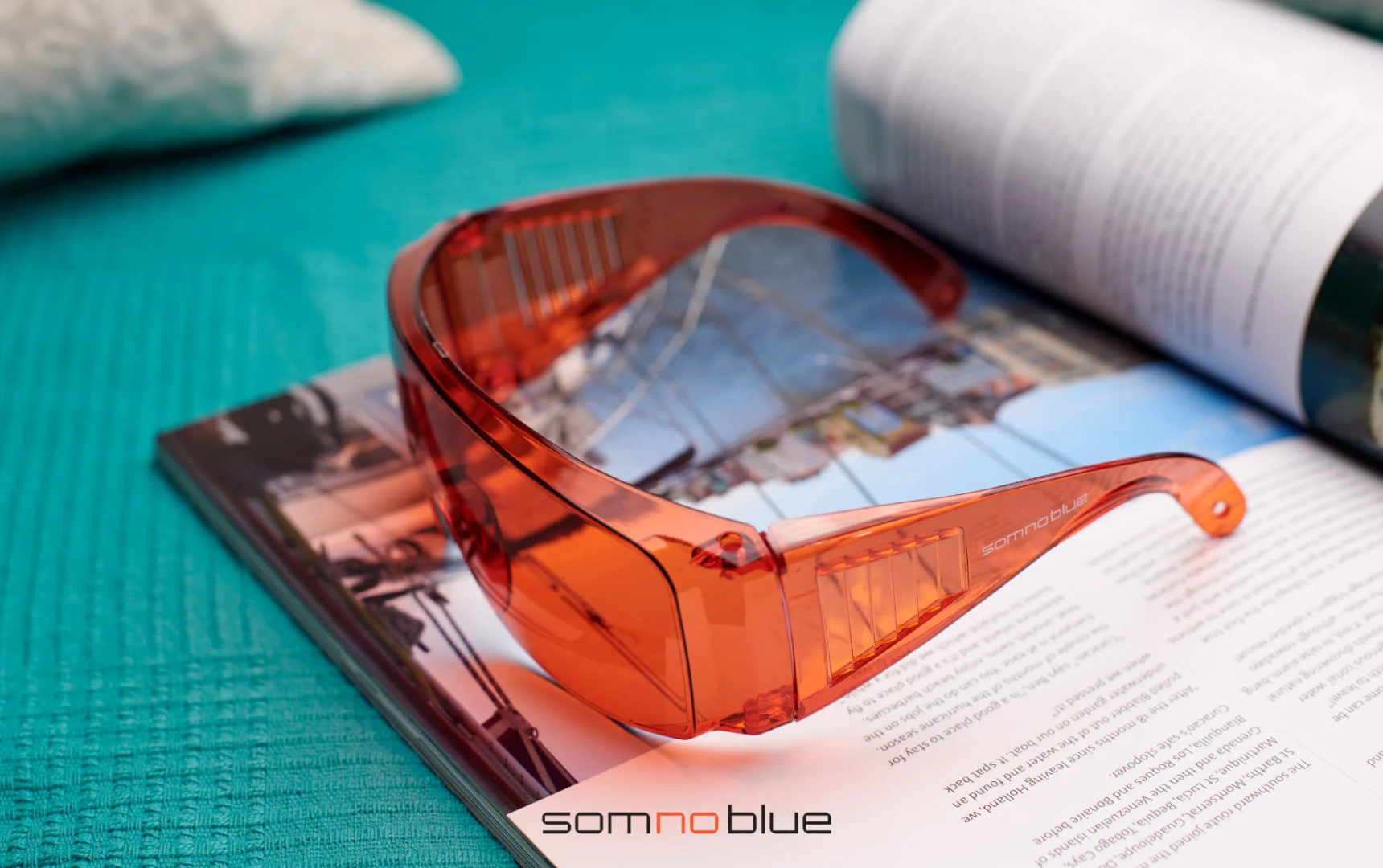 Somnoblue SB-F1 93 Gafas sobrepuestas de filtro de luz azul SomnoBlue SB-F1 para gafas graduadas.