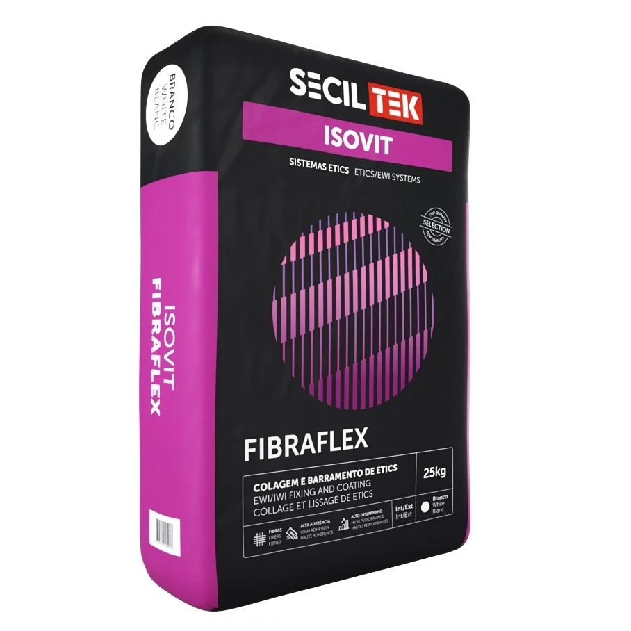 Barnacork Fibraflex 104 Saco de mortero elástico reforzado con fibras Barnacork Fibraflex para paneles de corcho.
