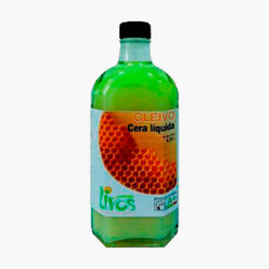 Envase de cera líquida natural Livos Gleivo-315 para el tratamiento de madera y linóleo.