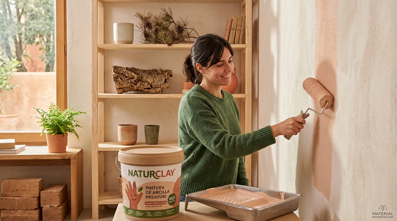 Pinturas de Arcilla Naturales: Guía Completa de Bioconstrucción, Salud y Decoración Ecológica
