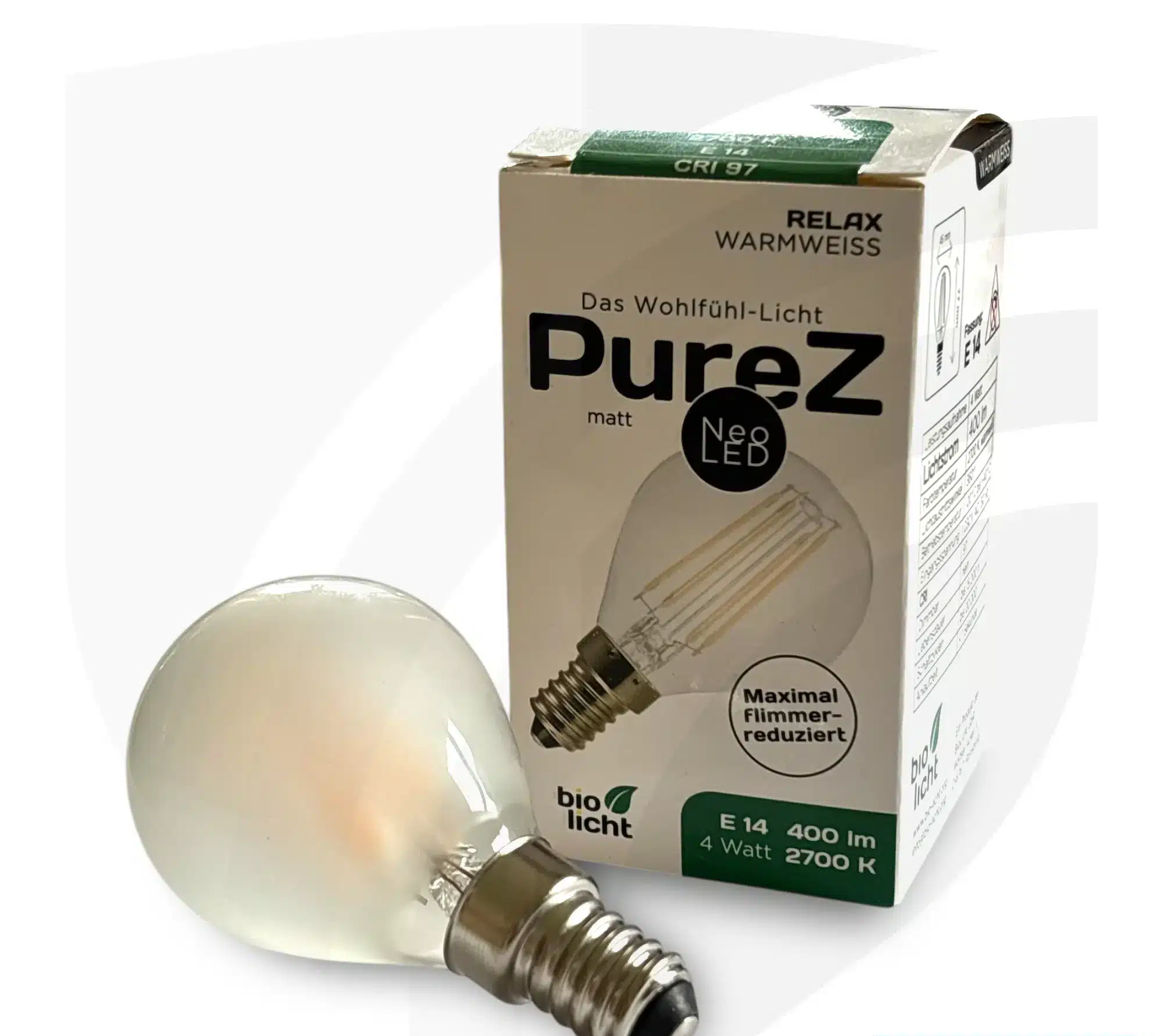 Bio-Licht PURE-Z BIO-LED E14 101 Bombilla Flick Free Bio-Licht PURE-Z BIO-LED E14